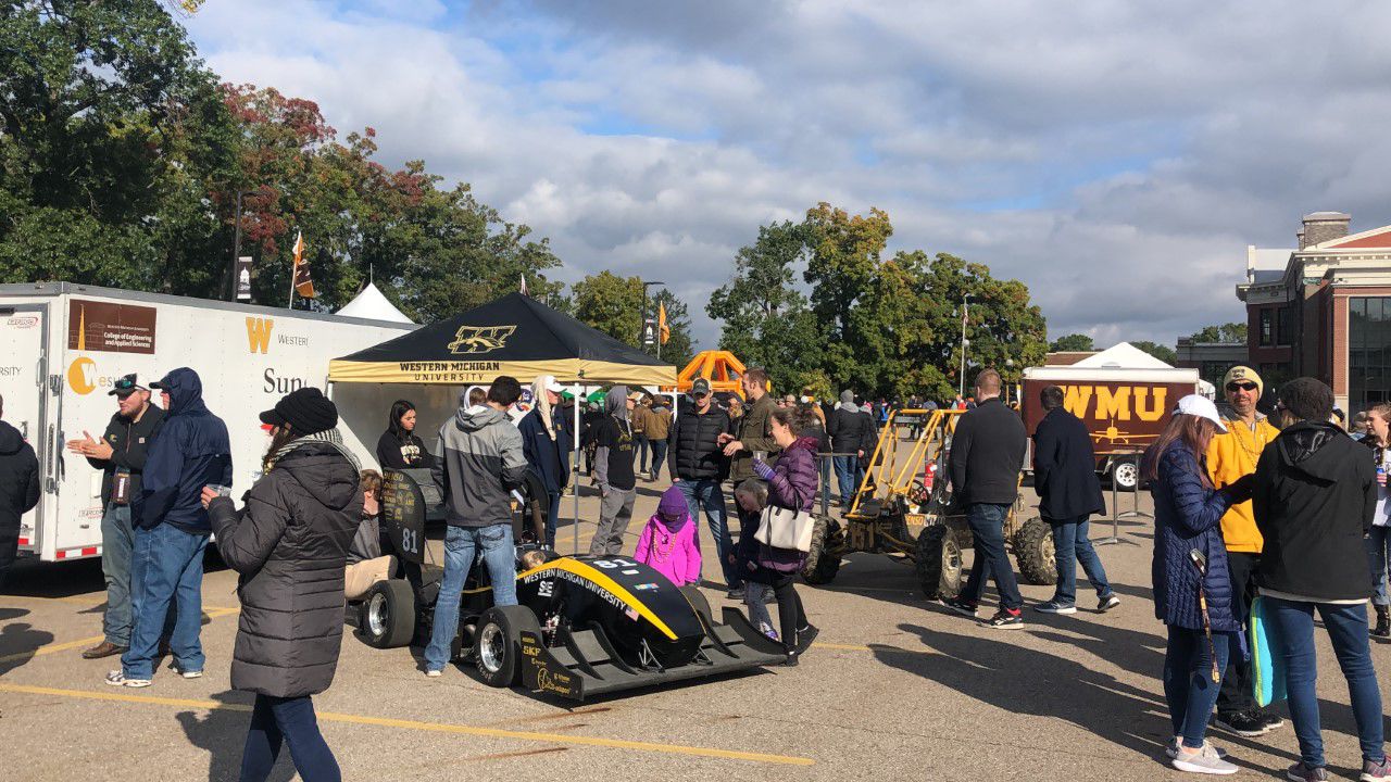 Alumni from across the state came to support WMU at Homecoming tailgate